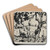 Pigs in Orchard by Henry Keller Art Drink Coaster set