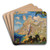 View Of Monte Solaro, Capri by Konstantin Ivanovich Gorbatov Art Drink Coaster set