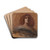 Red-haired woman by Franciszek murko Drink Coasters - set of 4 Red-haired woman by Franciszek murko Drink Coasters - set of 4