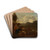 Hirtin, ihr Kind stillend, mit der Herde in sdlicher Landschaft by Simon van der Does Drink Coasters - set of 4 Hirtin, ihr Kind stillend, mit der Herde in sdlicher Landschaft by Simon van der Does Drink Coasters - set of 4