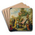 Antike Opferszene by Anton Kern Art Drink Coaster set
