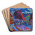 Landscape with Chestnut Trees by Hermann Scherer Art Drink Coaster set