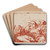 Alphtten by Ernst Ludwig Kirchner Art Drink Coaster set