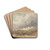 Landschap by Johannes Tavenraat Drink Coasters - set of 4