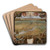 The City Valenciennes by David Teniers The Younger Art Drink Coaster set