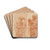Study of Figures Behind a Balustrade by Andrea del Sarto Drink Coasters - set of 4