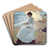 Clotilde on the Beach by Joaqun Sorolla Art Drink Coaster set