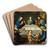The Blessing of the Table by Jos de Alcbar Art Drink Coaster set