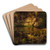 Study of a fallen Tree by August Cappelen Art Drink Coaster set