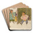 Hide and Seek by Helen Hyde Art Drink Coaster set Hide and Seek by Helen Hyde Art Drink Coaster set