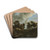 Wooded and Hilly Landscape by Jacob van Ruisdael Drink Coasters - set of 4