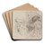Ensor's Mother by James Ensor Art Drink Coaster set