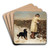 War Time by Briton Riviere Art Drink Coaster set