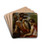 Rinaldo and the Mirror-Shield by Francesco Maffei Drink Coasters - set of 4