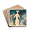 Ohne Titel (Frauenfigur) by Karl Wiener Drink Coasters - set of 4