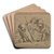 Drei Amoretten, mit Waffen spielend by Jacob de Wit Art Drink Coaster set