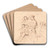 The Holy Family with Attendant Angels by Pietro Testa Art Drink Coaster set
