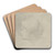 Hoofd van een vrouw by Matthijs Maris Art Drink Coaster set