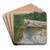 Flusslandschaft by Adolf Kaufmann Art Drink Coaster set