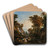 Landscape With Nymphs by Kroly Mark Art Drink Coaster set