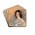 Jaqueline with Fichu by Alice Pike Barney Drink Coasters - set of 4