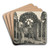 Maria and clown by Eric Ravilious Art Drink Coaster set Maria and clown by Eric Ravilious Art Drink Coaster set