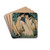 Three Women in a Wood by Otto Mueller Drink Coasters - set of 4 Three Women in a Wood by Otto Mueller Drink Coasters - set of 4