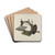 Sewing Machine by John H. Tercuzzi Drink Coasters - set of 4 Sewing Machine by John H. Tercuzzi Drink Coasters - set of 4
