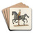 Horse with Rider by Selma Sandler Art Drink Coaster set