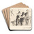 The Banquet of Trimalchio - pl.II by Lovis Corinth Art Drink Coaster set
