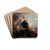 Poetry and Poets by Francisco de Goya Drink Coasters - set of 4