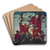 Los Pajareros (The Bird Sellers) by Jos Mara Sert Art Drink Coaster set