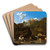 The Waterfalls at Tivoli by Karel Dujardin Art Drink Coaster set The Waterfalls at Tivoli by Karel Dujardin Art Drink Coaster set