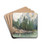 Kreuzteich near Tragss by Fritz Lach Drink Coasters - set of 4