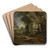 Evening Landscape with Timber Wagon by Peter Paul Rubens Art Drink Coaster set Evening Landscape with Timber Wagon by Peter Paul Rubens Art Drink Coaster set
