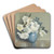 Rhododendron Fragrantissima by Dorothy Richmond Art Drink Coaster set