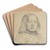 Portrait of a Child by Eugne Delacroix Art Drink Coaster set Portrait of a Child by Eugne Delacroix Art Drink Coaster set