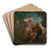 Erminia amongst the Shepherds by Gaetano Gandolfi Art Drink Coaster set