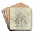 Vignette by Anton Burger Art Drink Coaster set