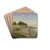 Hjerup Church on the Cliffs of Stevns, Zealand by P. C. Skovgaard Drink Coasters - set of 4