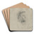 Portrait of the artist G.H. Breitner by Floris Verster Art Drink Coaster set Portrait of the artist G.H. Breitner by Floris Verster Art Drink Coaster set