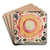 Kunstneren og hans syke ye. Optisk illusjon. by Edvard Munch Art Drink Coaster set