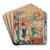 Autumn by Rik Wouters Art Drink Coaster set Autumn by Rik Wouters Art Drink Coaster set