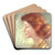 Evalina Cortland Palmer by Alice Pike Barney Art Drink Coaster set