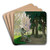 Faun  Villa Borghese by Kazimierz Stabrowski Art Drink Coaster set
