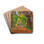 Motiv aus dem Schlopark in Jevisovice by Carl Moll Drink Coasters - set of 4 Motiv aus dem Schlopark in Jevisovice by Carl Moll Drink Coasters - set of 4