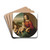Madonna And Child With The Infant Saint John The Baptist by Master of the Scandicci Lamentation Drink Coasters - set of 4