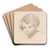 Portrait of a Child by Nicaise De Keyser Art Drink Coaster set