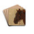 Study of the Horse's Head by Maksymilian Gierymski Drink Coasters - set of 4