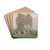 The dance of the Fawn by Maximilian Lenz Drink Coasters - set of 4